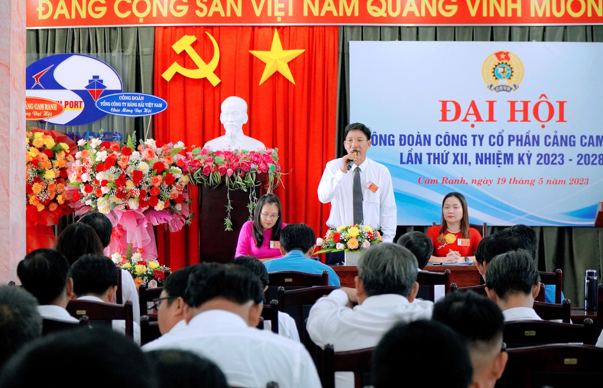 Công đoàn Công ty cổ phần Cảng Cam Ranh tổ chức thành công Đại hội lần thứ XII, nhiệm kỳ 2023-2028